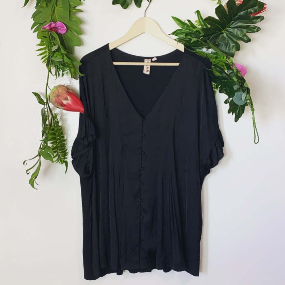 Elegant Black Women's Top